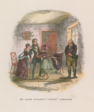 Illustrasjon for Nicholas Nickleby av Hablot Knight Browne