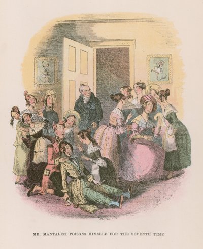 Illustrasjon for Nicholas Nickleby av Hablot Knight Browne