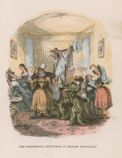 Illustrasjon for Nicholas Nickleby av Hablot Knight Browne