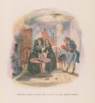 Illustrasjon for Nicholas Nickleby av Hablot Knight Browne