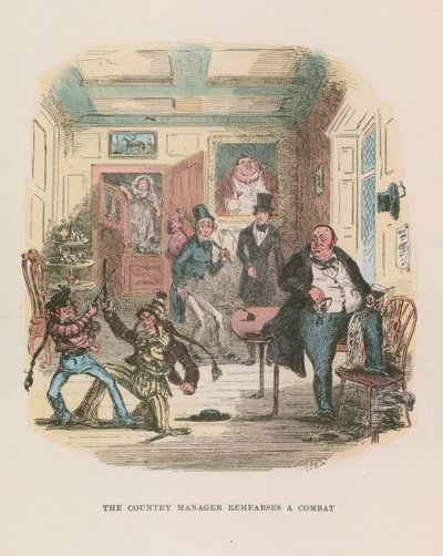 Illustrasjon for Nicholas Nickleby av Hablot Knight Browne