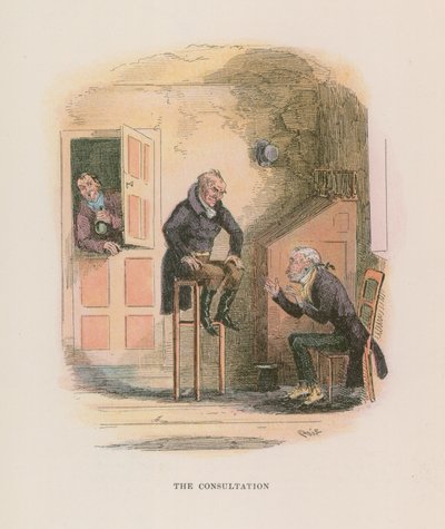 Illustrasjon for Nicholas Nickleby av Hablot Knight Browne