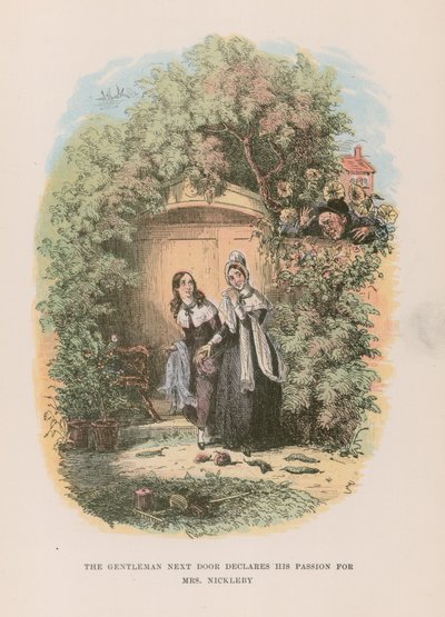 Illustrasjon for Nicholas Nickleby av Hablot Knight Browne
