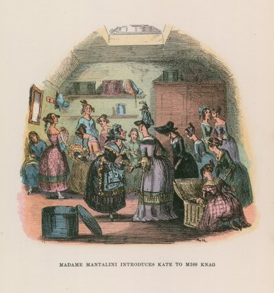 Illustrasjon for Nicholas Nickleby av Hablot Knight Browne
