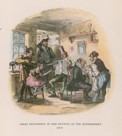 Illustrasjon for Nicholas Nickleby av Hablot Knight Browne