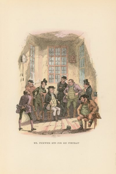 Illustrasjon for Pickwick Papers av Hablot Knight Browne