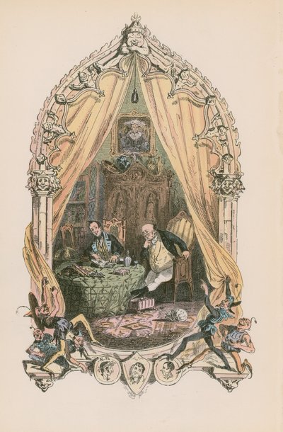 Illustrasjon for Pickwick Papers av Hablot Knight Browne