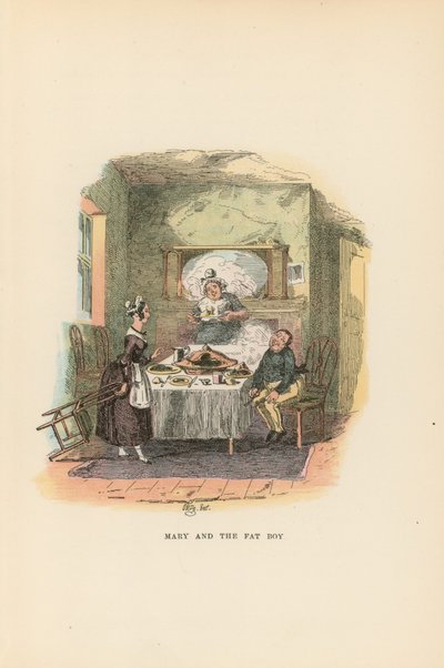 Illustrasjon for Pickwick Papers av Hablot Knight Browne