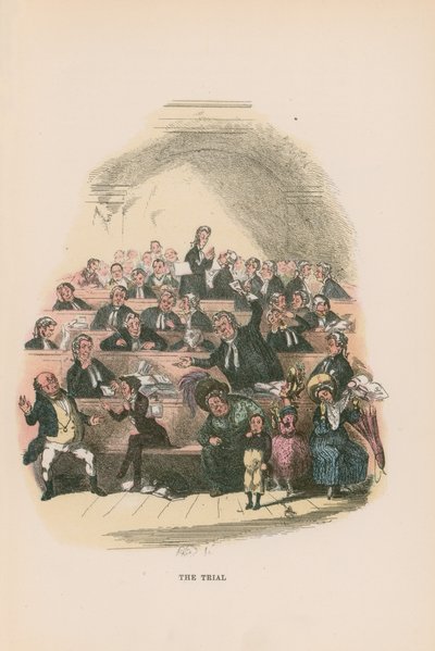Illustrasjon for Pickwick Papers av Hablot Knight Browne