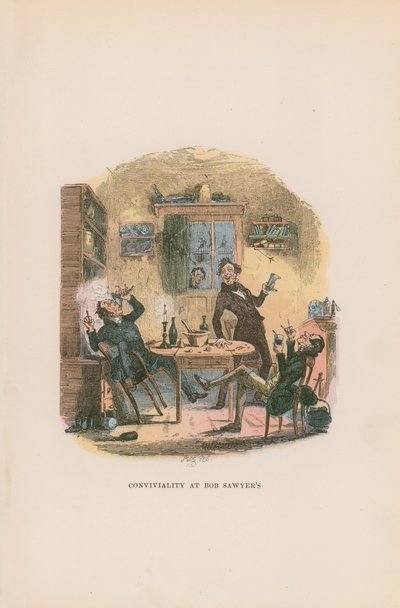 Illustrasjon for Pickwick Papers av Hablot Knight Browne