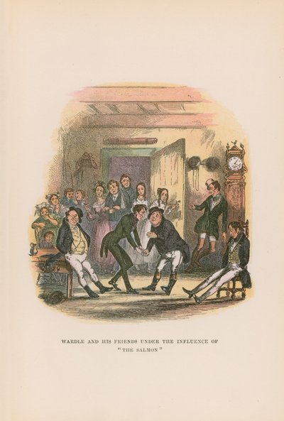 Illustrasjon for Pickwick Papers av Hablot Knight Browne