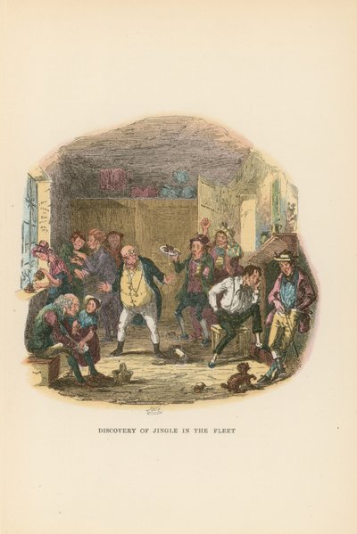Illustrasjon for Pickwick Papers av Hablot Knight Browne