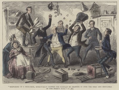 Illustrasjon for Pickwick Papers av Hablot Knight Browne