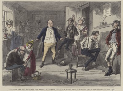 Illustrasjon for Pickwick Papers av Hablot Knight Browne