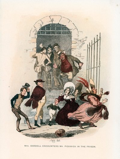 Illustrasjon for Pickwick Papers av Hablot Knight Browne