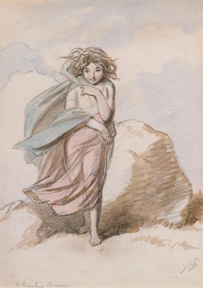 Fjellbris av Hablot Knight Browne
