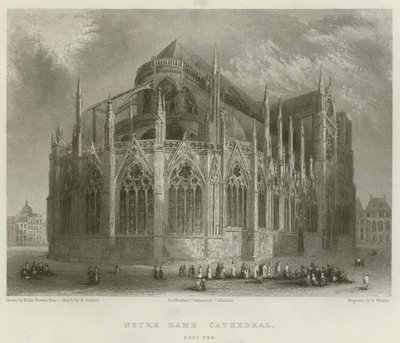 Notre Dame-katedralen, East End av Hablot Knight Browne