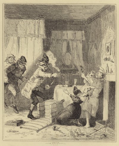Innbruddstyvene av Hablot Knight Browne