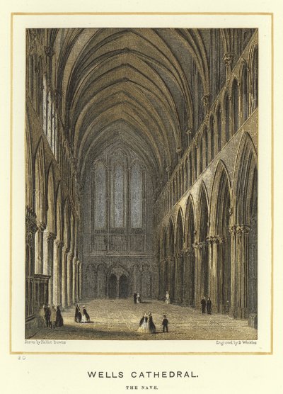 Wells Cathedral, skipet av Hablot Knight Browne