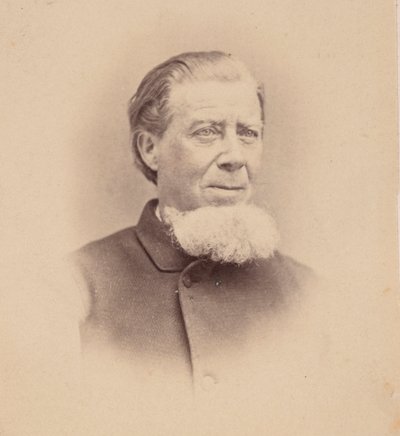 Portrett av Paulus Roetter 1806-1894, før 1894. av Hall