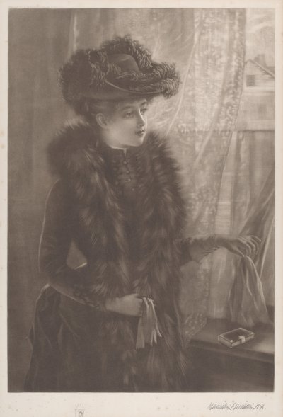 Uten tittel (Lady in Furs) av Hamilton Hamilton