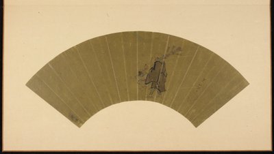 En kjøpmann og et barn som ser på månen, Edo-perioden, sent på 1600-tallet – tidlig på 1700-tallet. av Hanabusa Itcho