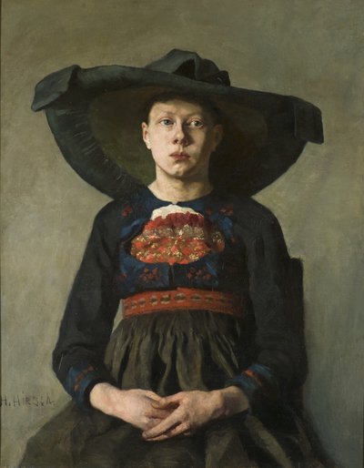 En bayersk bondepike, 1885-87 av Hanna Pauli