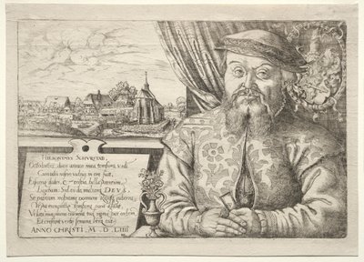 Hieronymus Schurstab, borgermester i Nürnberg, 1554. av Hanns Sebald Lautensack