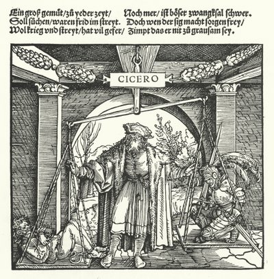 Rettferdighet (gravering) av Hans (after) Burgkmair