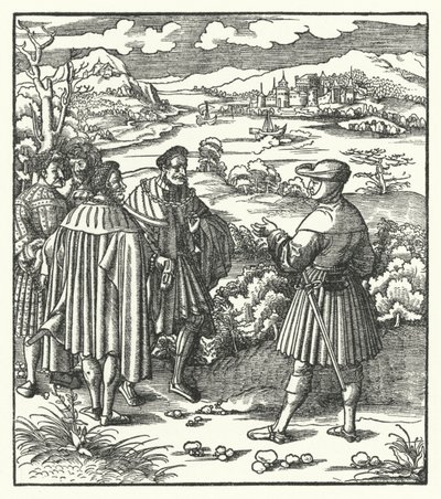Den hellige romerske keiser Maximilian I, c1496 (gravering) av Hans (after) Burgkmair