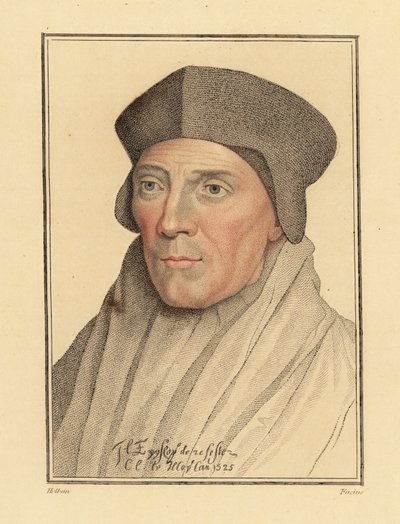 John Fisher, biskop av Rochester (1469-1535). ,1812 (gravering) av Hans (after) Holbein the Younger