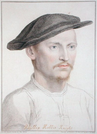 Philip Hobbie, gravert av Francesco Bartolozzi (1727-1815) 1796 (gravering) av Hans (after) Holbein the Younger