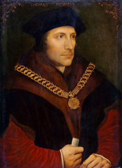 Sir Thomas More ca. 1600 (olje på lerret) av Hans (after) Holbein the Younger