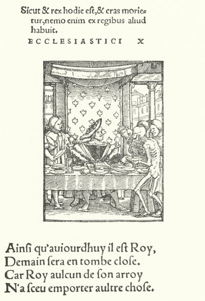 Kongen (gravering) av Hans (after) Holbein the Younger