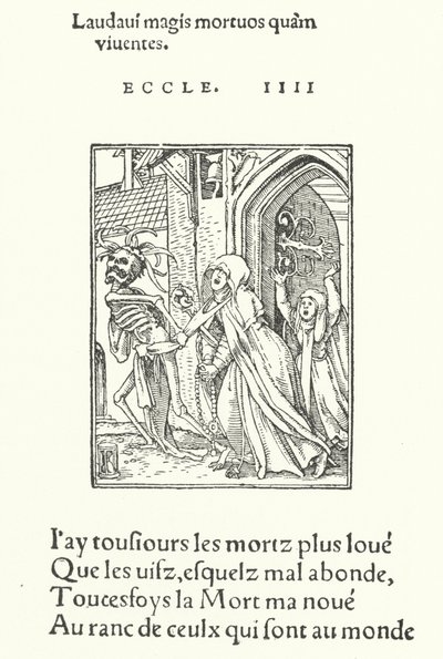 The Lady Abbess (gravering) av Hans (after) Holbein the Younger