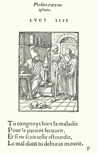 Legen (gravering) av Hans (after) Holbein the Younger