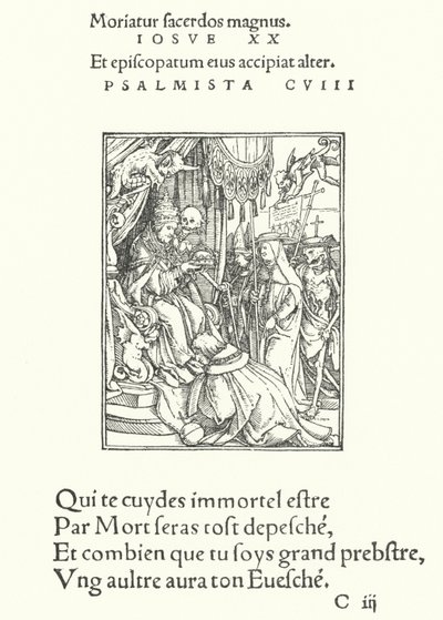 Paven (gravering) av Hans (after) Holbein the Younger