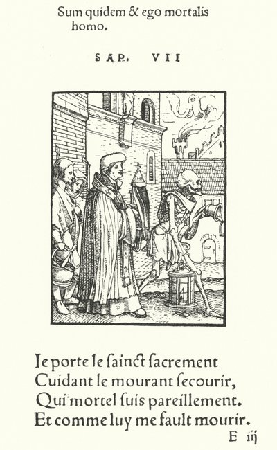 Presten (gravering) av Hans (after) Holbein the Younger