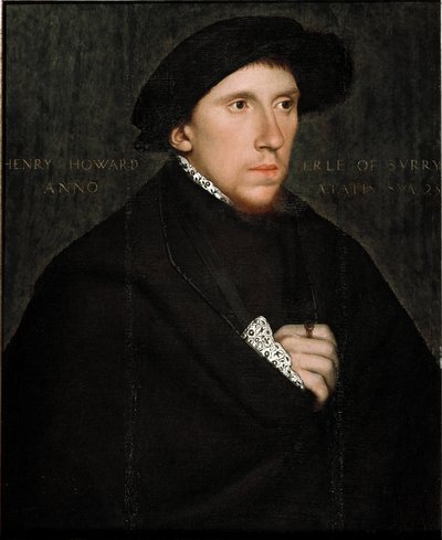 Portrett av Henry Howard (1517-1547), engelsk poet og kurtisan. Maleri av Hans Holbeins verksted (begynnelsen av 1500-tallet). Brasil, Sao Paulo. São Paulo kunstmuseum av Hans (school of) Holbein