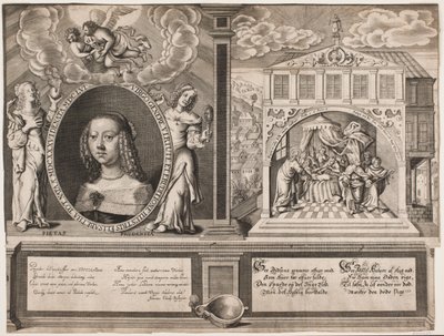 Elisabeth Thott og scene med Jairis datter vekkelse av Hans Andreas Greys
