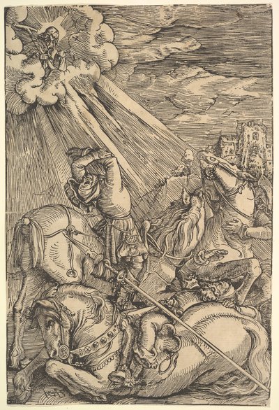 Konvertering av Paul, ca. 1514. av Hans Baldung