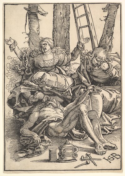 Klagesang for Kristus, 1510. av Hans Baldung