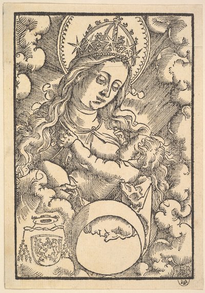 Madonna Lactans, fra Enchiridon poeticum, 1515 av Hans Baldung