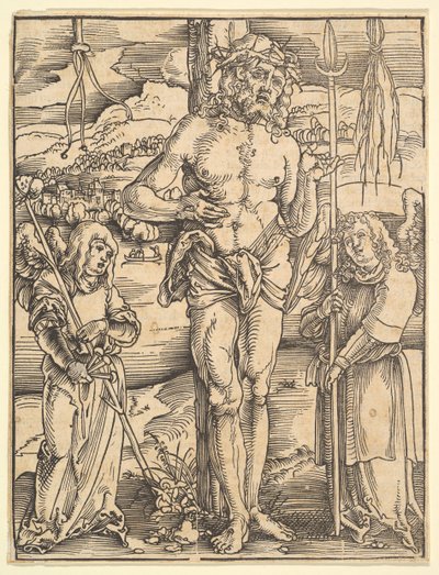 Man of Sorrows, fra The Mirror of the Passion of Our Lord Jesu Christ, 1507 av Hans Baldung