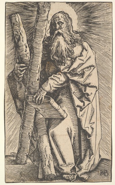 Saint Andrew, 15.-16. århundre. av Hans Baldung