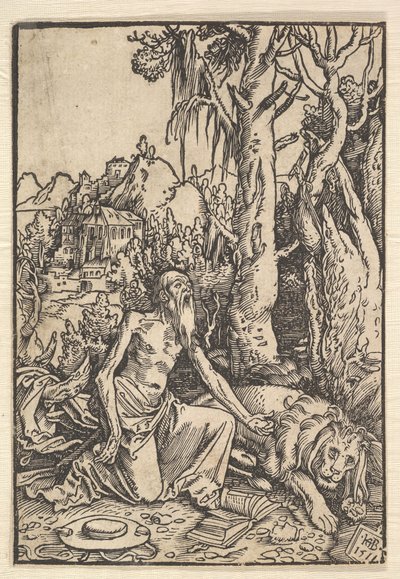 St. Hieronymus i ørkenen, 1511. av Hans Baldung