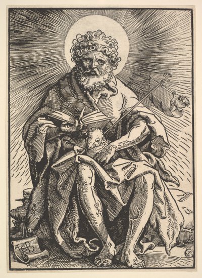 Døperen Johannes holder Lammet, ca. 1517. av Hans Baldung