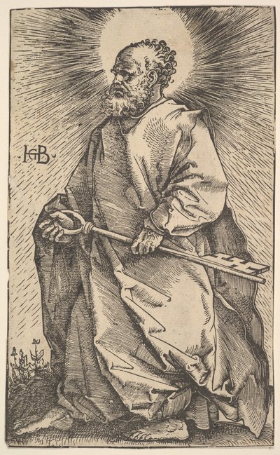 St. Peter fra Kristus og apostlene, 1519. av Hans Baldung