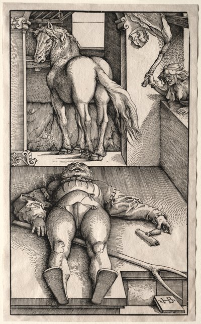 Den forheksede brudgommen av Hans Baldung