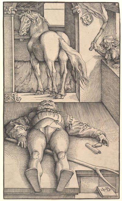 Den forheksede brudgommen, ca. 1544. av Hans Baldung